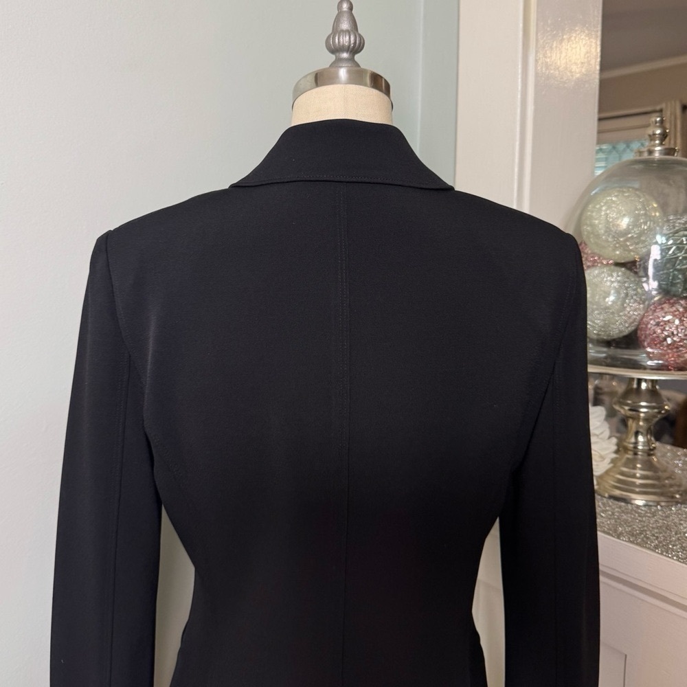 White House Black Market The Essential Blazer Jacket Black Size 2 - Picture 10 of 14